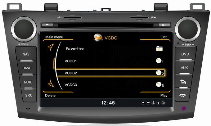 Ouchuangbo S100 Auto Navi Multimedia for Mazda 3 (2010-2011) 1080P GPS navigation Bluetooth Radio TV