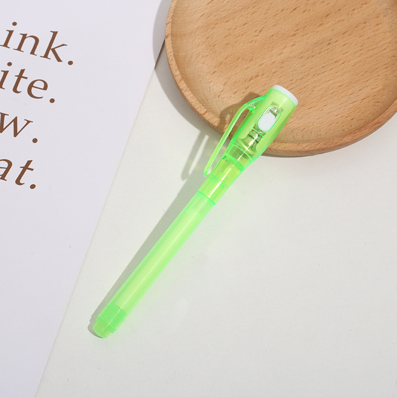 Customized Logo Secret Message Pen with Uv Light and Multi-colored Invisible Ink