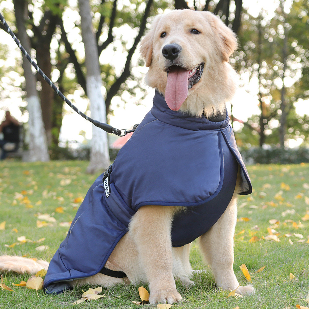 Cavalry Twill Fabric Cotton Outdoor Jacket Clothing For Pets In XL / 6XL Sizes