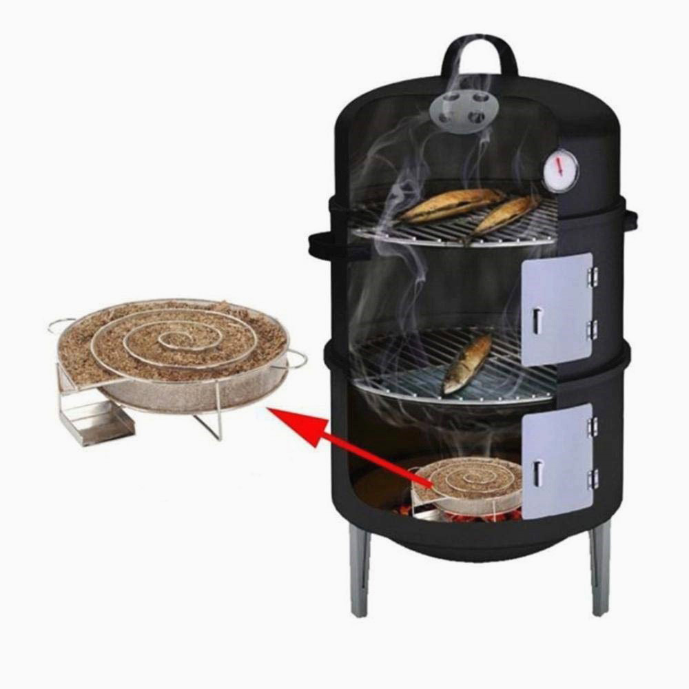 Barbecue Use API Standard 3.75inch Width Woven Wire Mesh Panels , Cold Smoke Generator