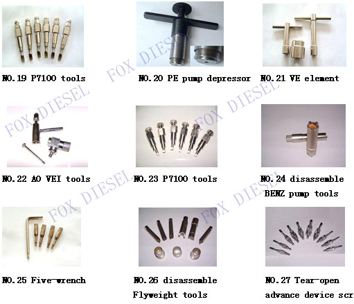 Tools for mechanial BOSCH Inline and VE pumps(full catalog)