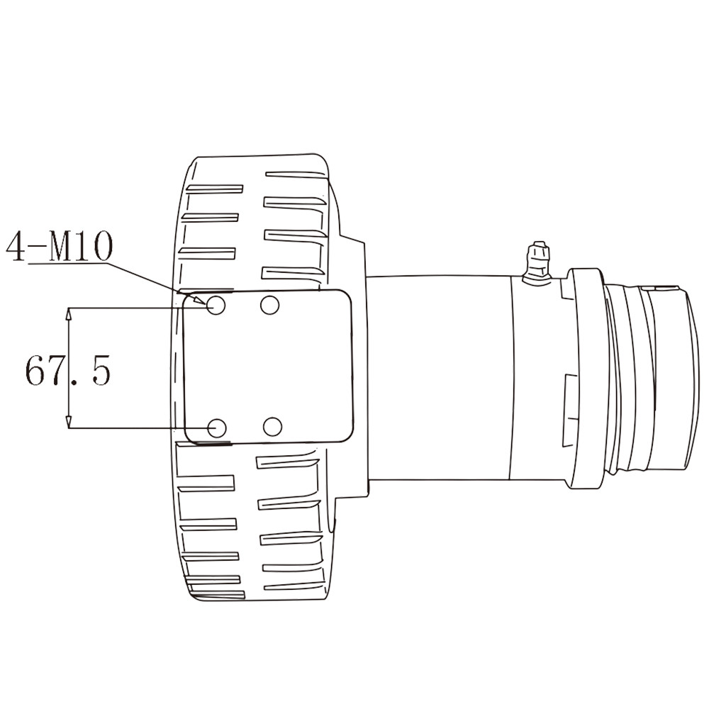 0.4kw 8N.M Logistic AGV Steering Brushed Drive Wheel Units