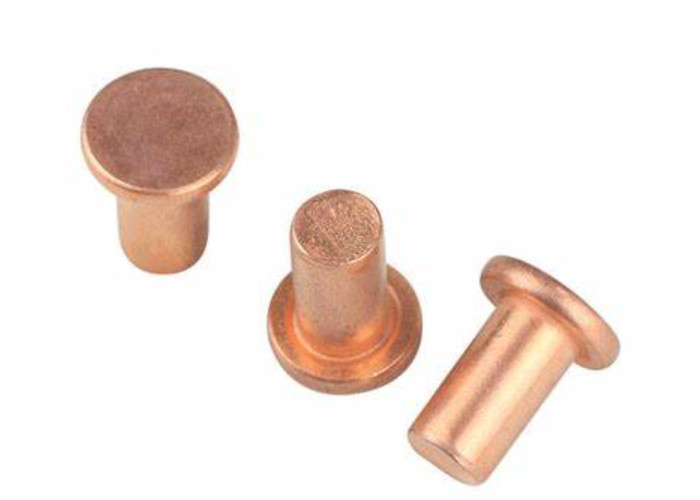 M6 M12 M8 Copper Brass Flat head solid rivet 7/8 1 3/16 Copper finishing Yellow Golden
