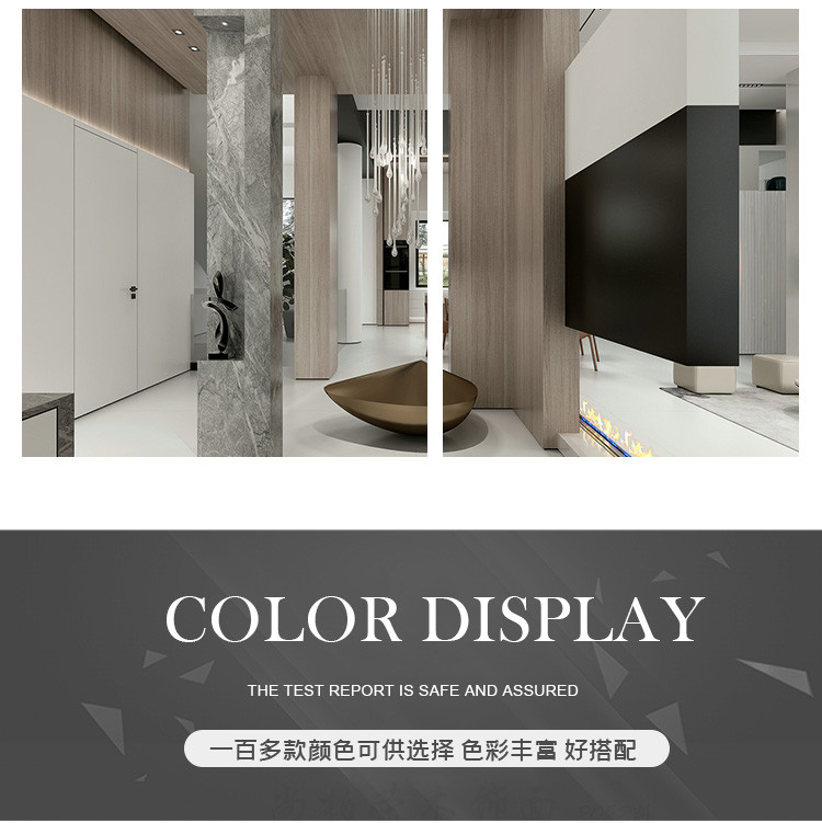 Waterproof And Moisture-Proof Bamboo Charcoal Fiber Board With Wood Grain