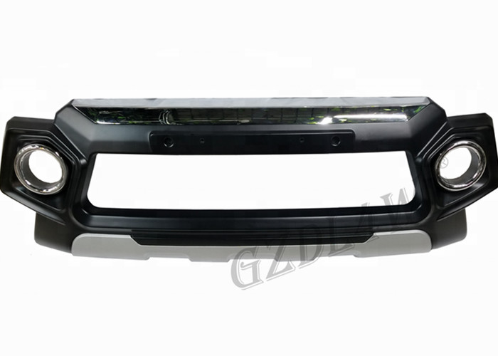 Matte Black Cover Front Bumper Guard For Mitsubishi L200 Triton 2015 2016 2017