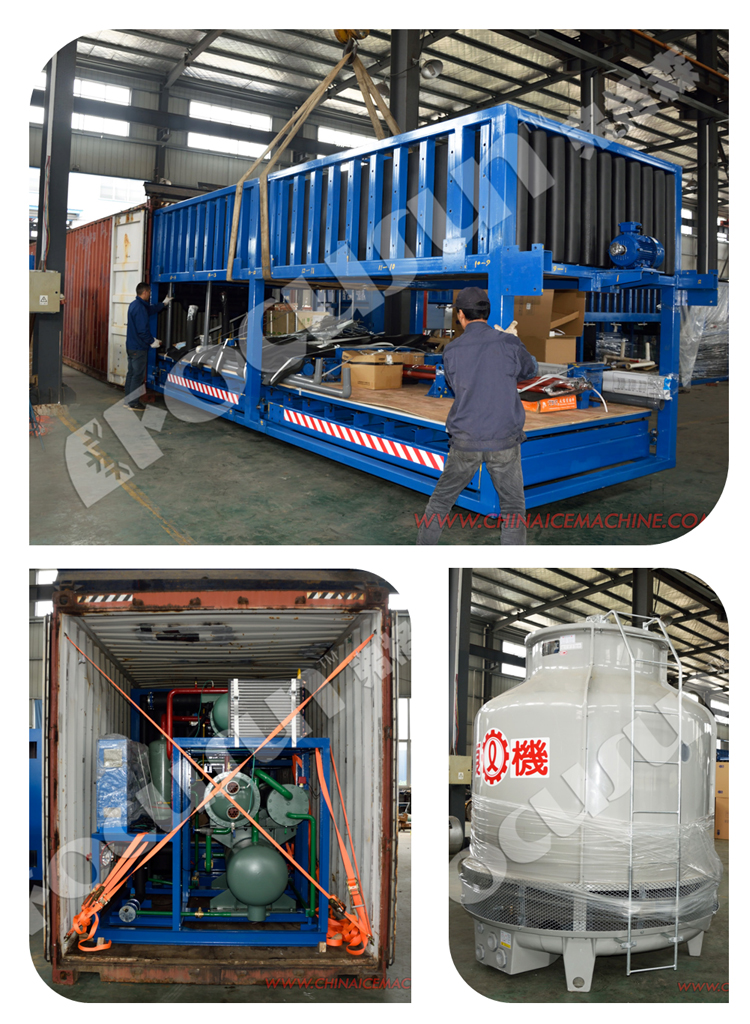 12 Tons Per Day Industrial Block Ice Making Machine for Large Scale Ice Production