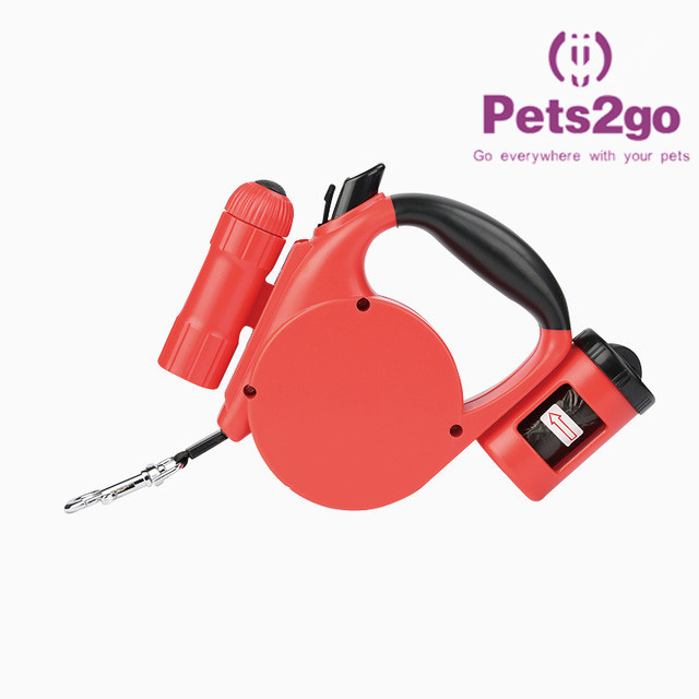 Material Abs Plastic Dog Collar Leash retractable dog lead Retractable Pet Leash