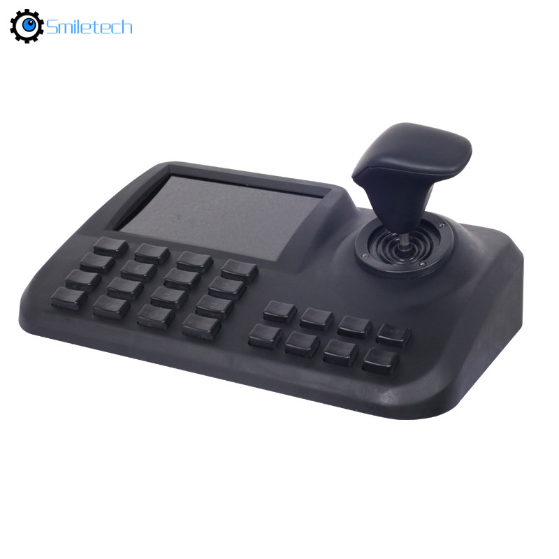 Network 4D joystick IP PTZ keyboard controller onvif 2.4 focus zoom preset patrol work with HIKVISION DAHUA PTZ camera