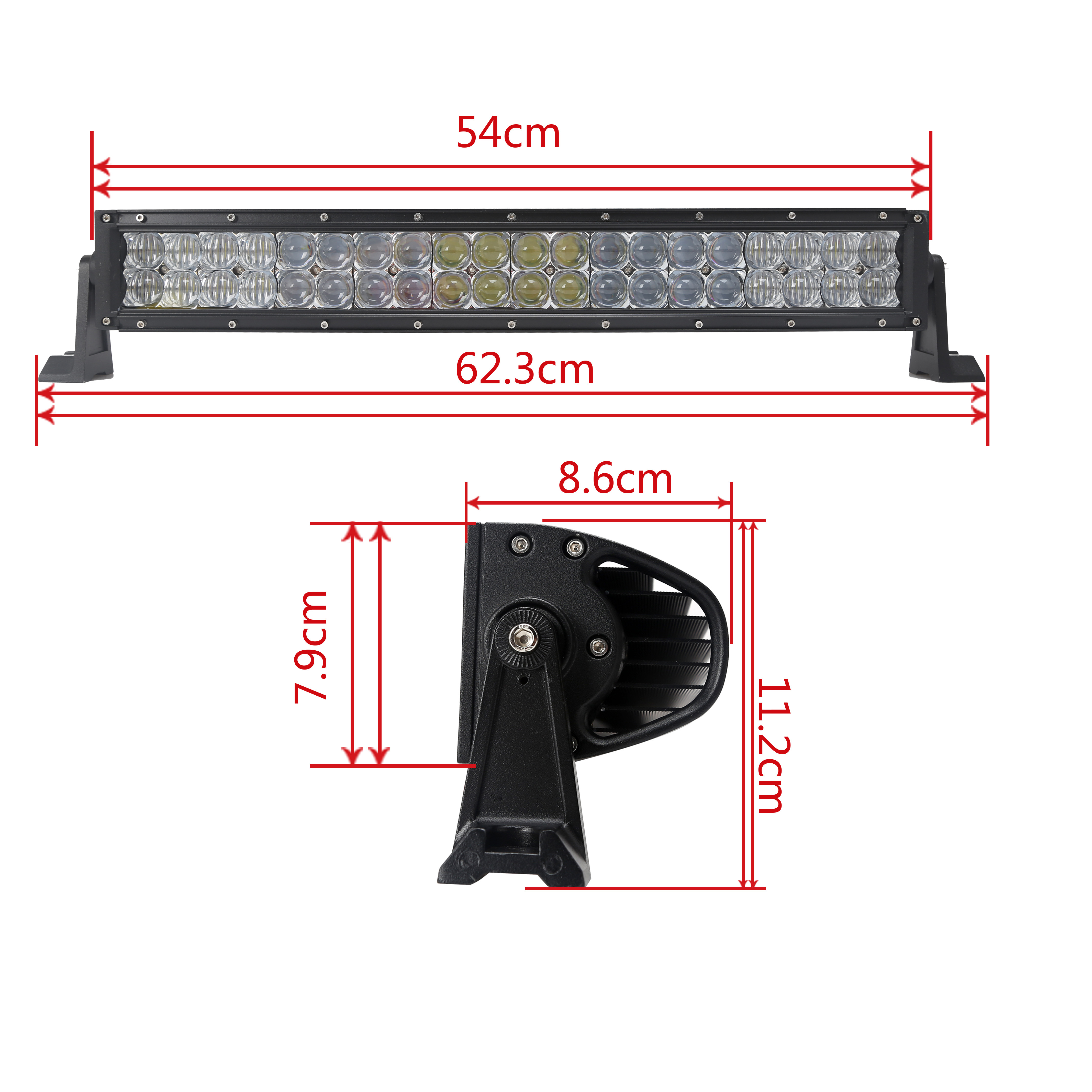 G5D Style 120W 40pcs 3W CREE LED LIGHT BAR 6000K 10-30V Combo Beam,Flood Beam, Spot beam