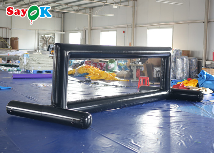 Saturn Water Toy 4x2x1.5m Inflable Volleyball Pool Floats With Net Water Party Toy