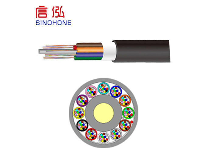 Fiber Optic Duct Cable Air Blown Fiber Optic Cable 12 Strand Fiber Optic Cable