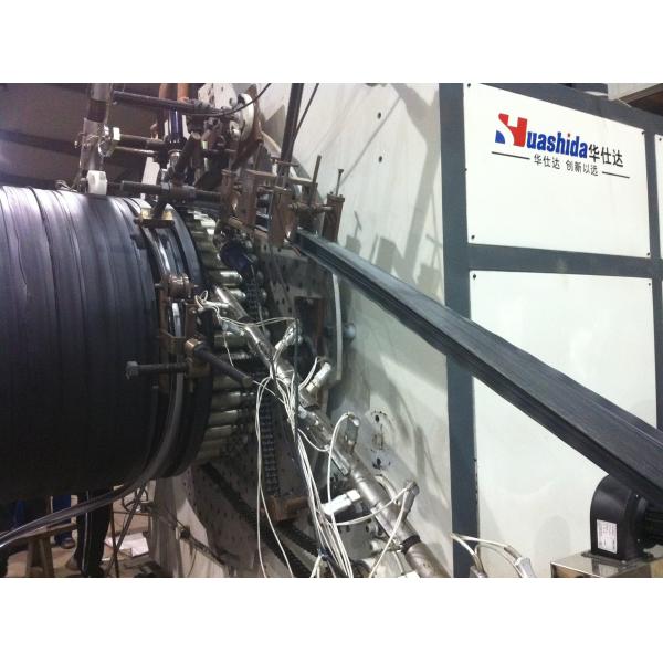 HDPE Hollow Wall Winding Pipe Extrusion Line Concrete Pipe Replacement