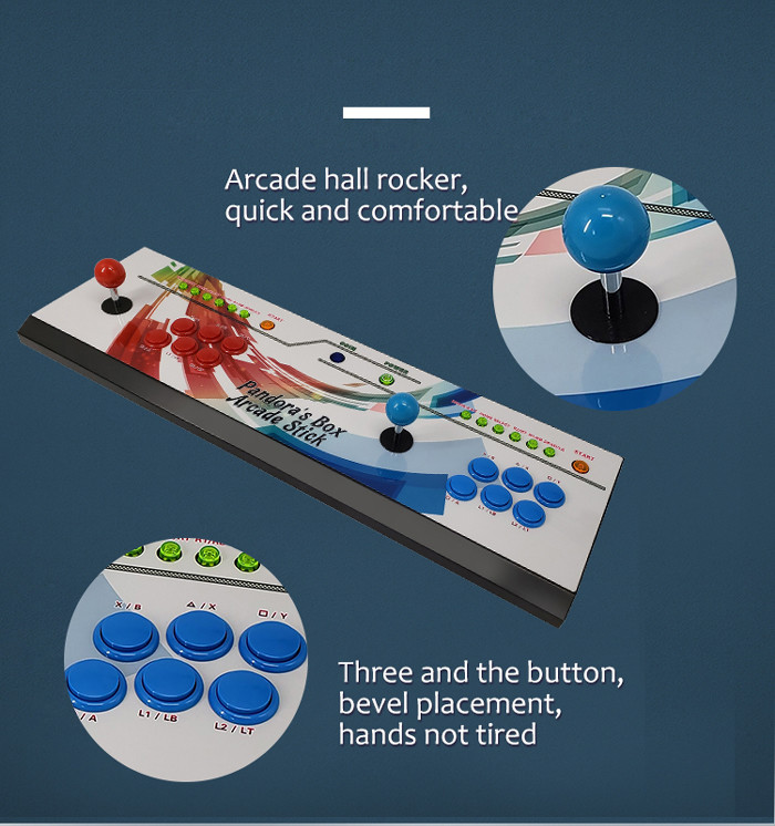 Home Use Arcade Games Luxury Wire Iron Console With Small Press Button Game Console For Sale
