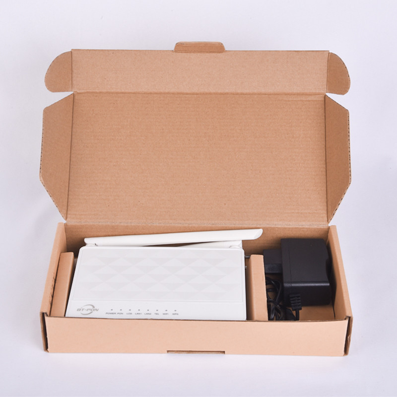 1GE 1FE VOIP 2.4G WIFI Optical Network Unit FTTH GPON ONU
