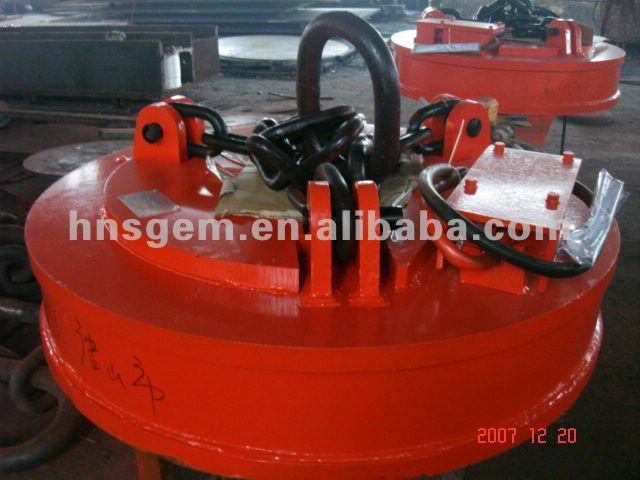 China Electric Scrap Lifting Magnet Factory