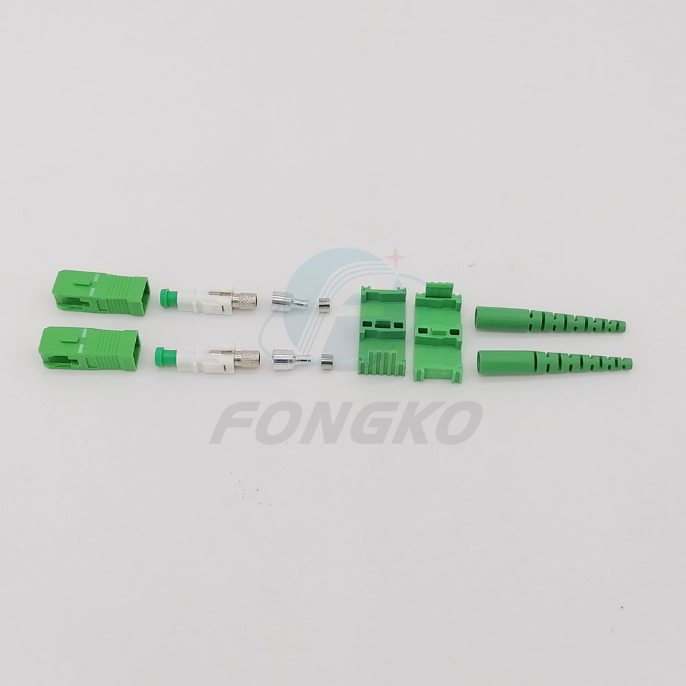 SC APC 2.0mm Single Mode Fiber Optic Connector Coupler For CATV