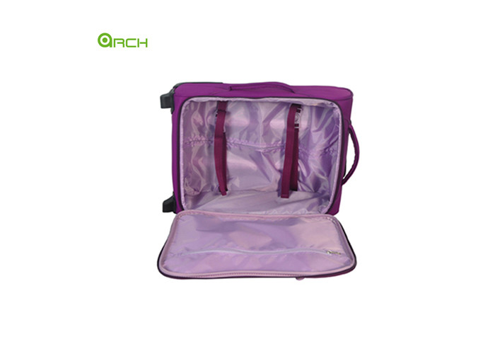 300D Polyester Light Weight Soft Sided Luggage with One Front Pocket