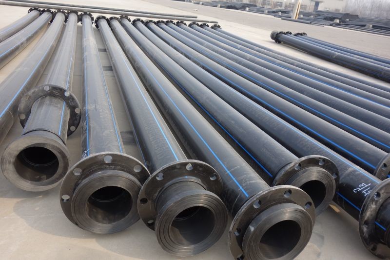 High Tensile White HDPE Dredging Pipe For Water Treatment