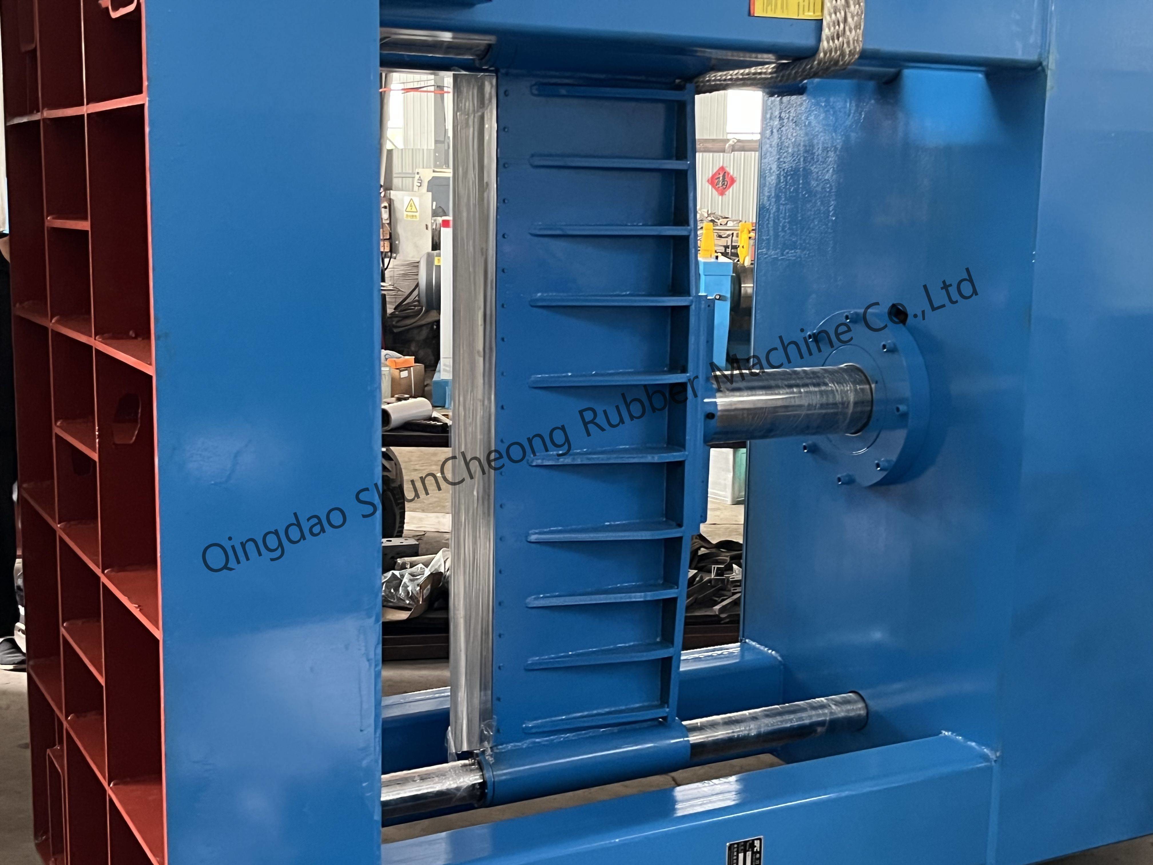 Hydraulic Rubber Cutting Machine / Big Diameter Plastic Rubber Bale Cutter