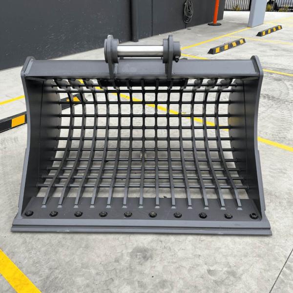 Excavator Skeleton Bucket Heavy Duty Mud Sieve Bucket For 1T - 50T+