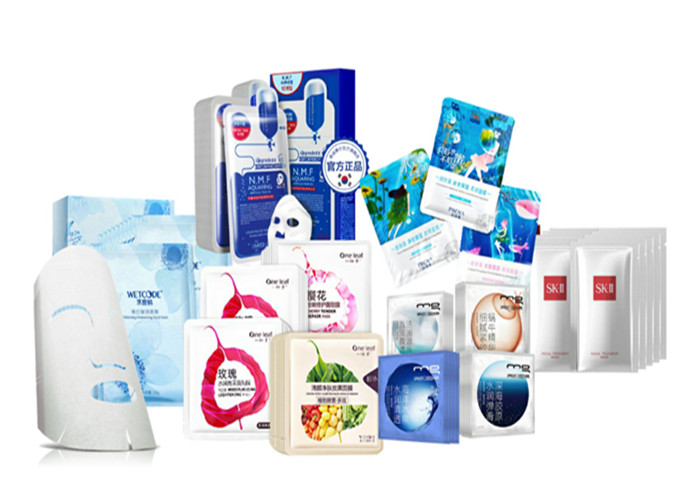 Cutting With Folding Function Non Woven Mask Machine Automatic Bag Forming Facial Mask Machine