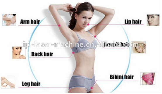 permanent hair removal portable salon use IPL SHR laser hair removal machine price