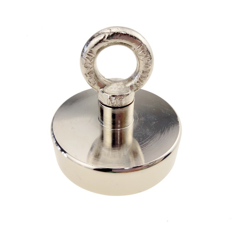 NeFeB Fe37 550 lbs Strong Magnet Fishing with M10 Thread and Screw Hole POTN08-75