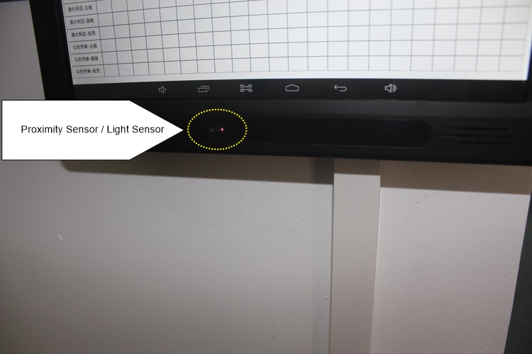 10 Inch Wall Mounted Tablet PC With Proximity Sensor Light Sensor