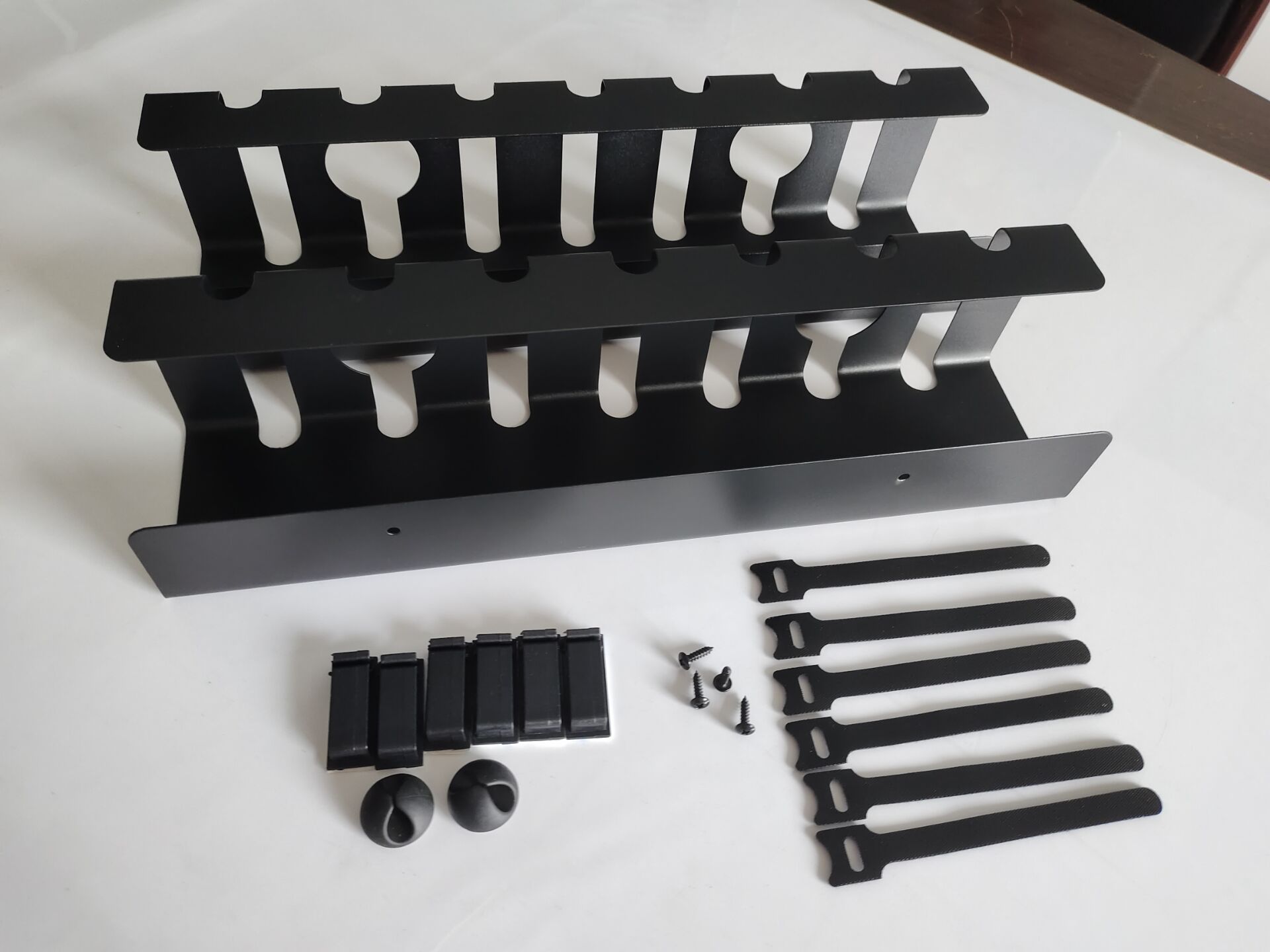 Stylish Cable Management Tray for Home Office Computer Desk Cable Hider in Living Room