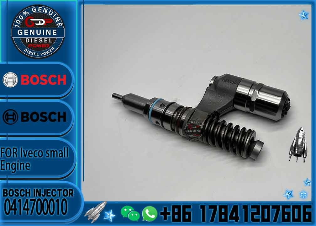 Reliable Fuel Injector Assembly 0414700010 For Bosch Engine For Iveco Series Matching Diesel