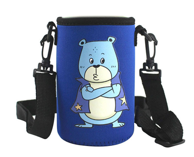 L7.2*H12cm Neoprene Water Bottle Sleeve For Outdoors