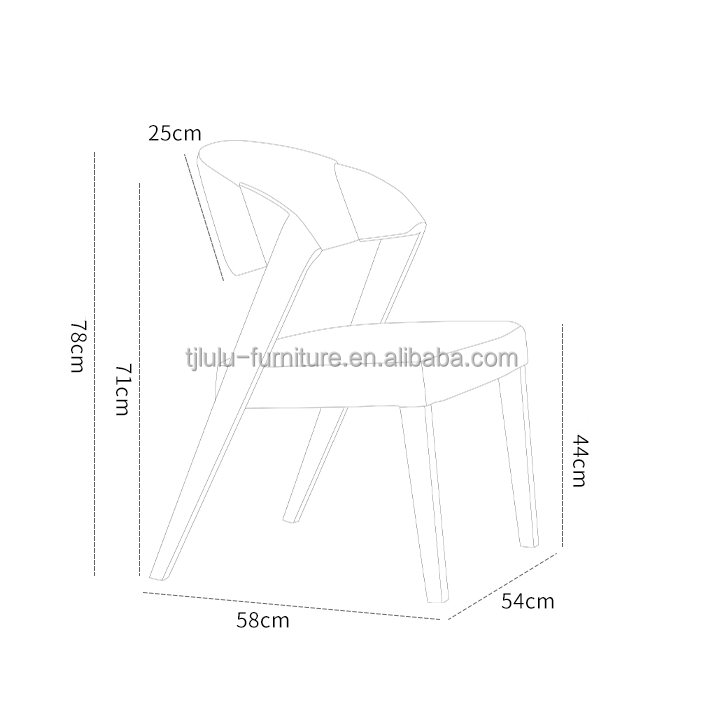 Dining Room Furniture Italian Luxury Modern Design Wood Cafe Chair Stacked Chairs for Sophisticated Dining