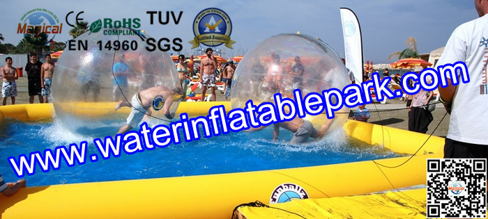 Customized Inflatable Adult Swimming Pool Slides For Entertainment