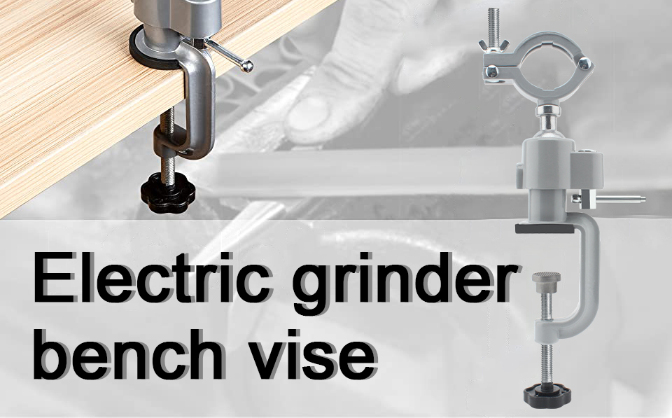 Aluminum Alloy Bench Grinder Stand With Universal Clamp Vises