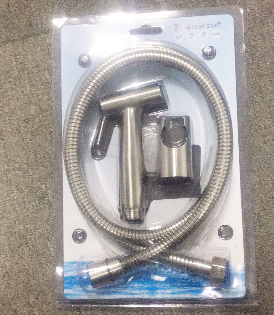 Premium Stainless Steel Sprayer Complete Bidet Set For Toilet Hand Bidet Sprayer with Faucet Diverter