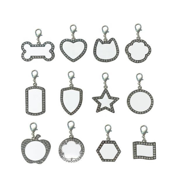 Personalized Metal Dog Tag With Diamonds Diy Custom Dog Tags For Pets