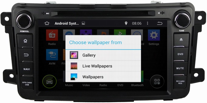 Ouchuangbo Stereo GPS Navigation DVD Multimedia Player for Mazda CX-9 (2012-) android 4.4
