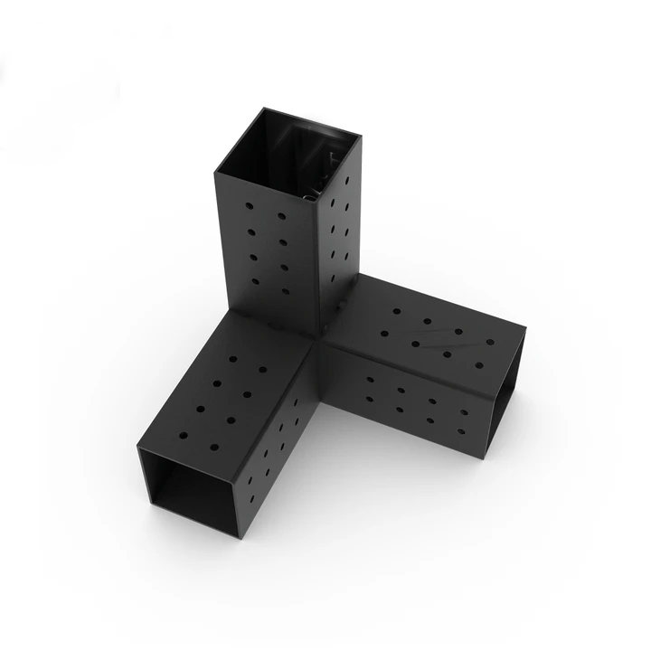 Sturdy Steel Corner Brackets for Long-lasting Elevated Wood Stand Kit 2.0mm Thickness