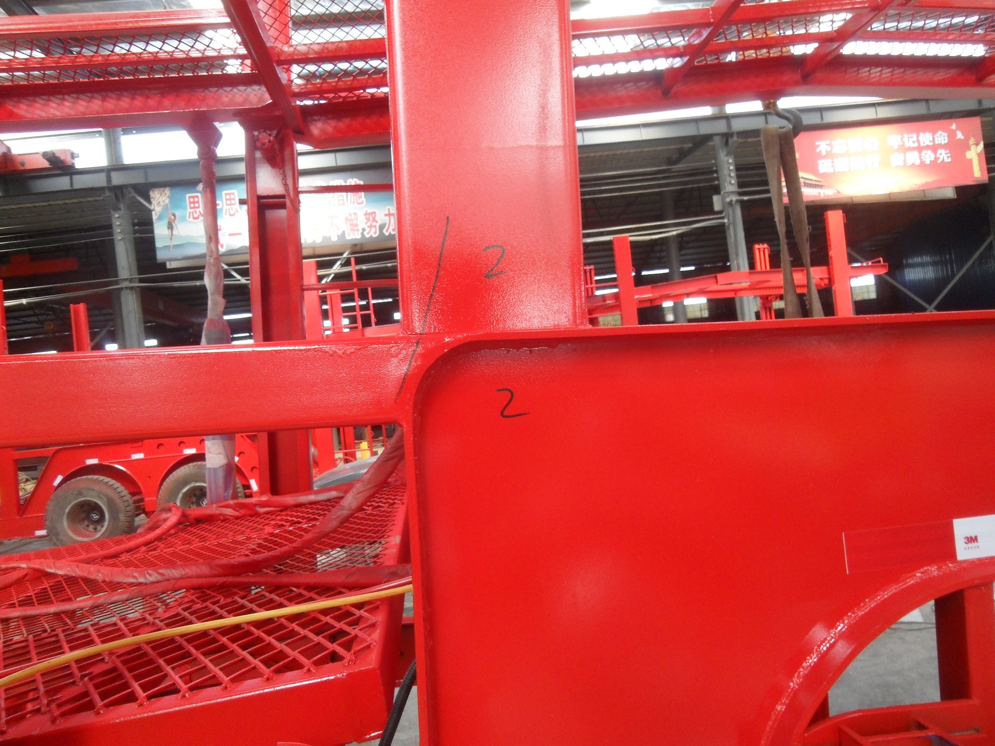 Truck Trailer Manufacture 4 8 10 Cars Carrier Semi Trailer with Max Payload 30000KG