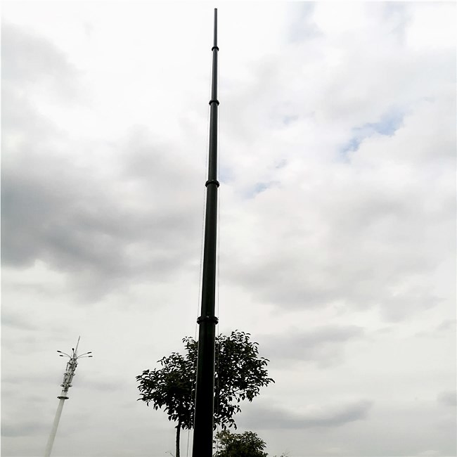 Portable Lightweight Winch Up Telescoping Tv Antenna Mast