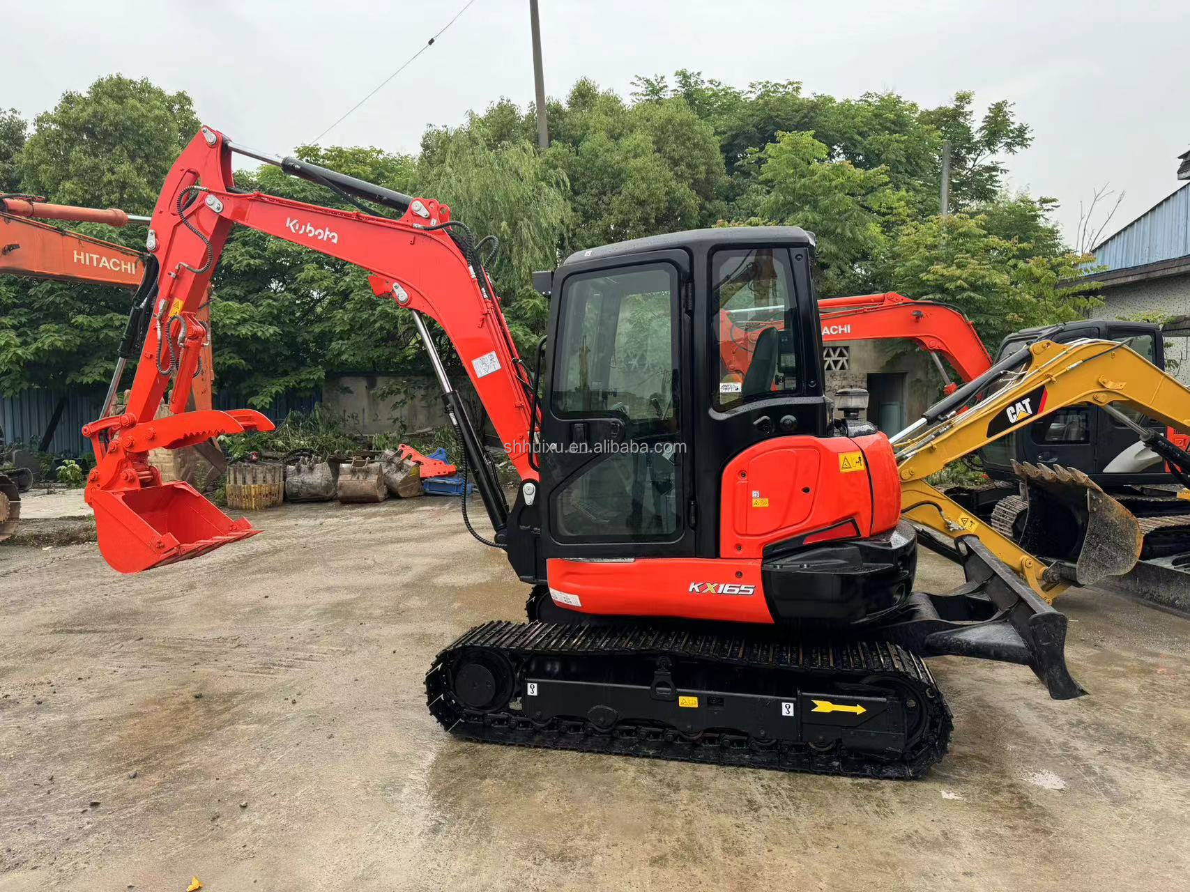 6.5 Ton Secondhand Digger Used Mini Excavator Kubota Kx 165