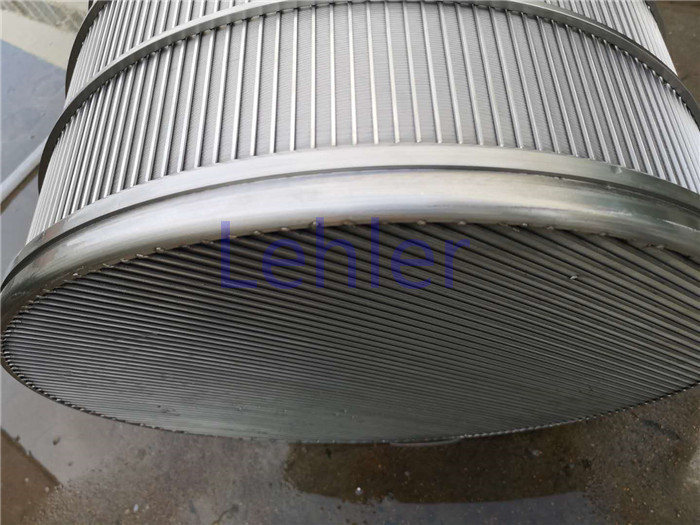 Lehler Wedge Wire Basket High - Precision Slot Opening For Starch / Sugar Industry