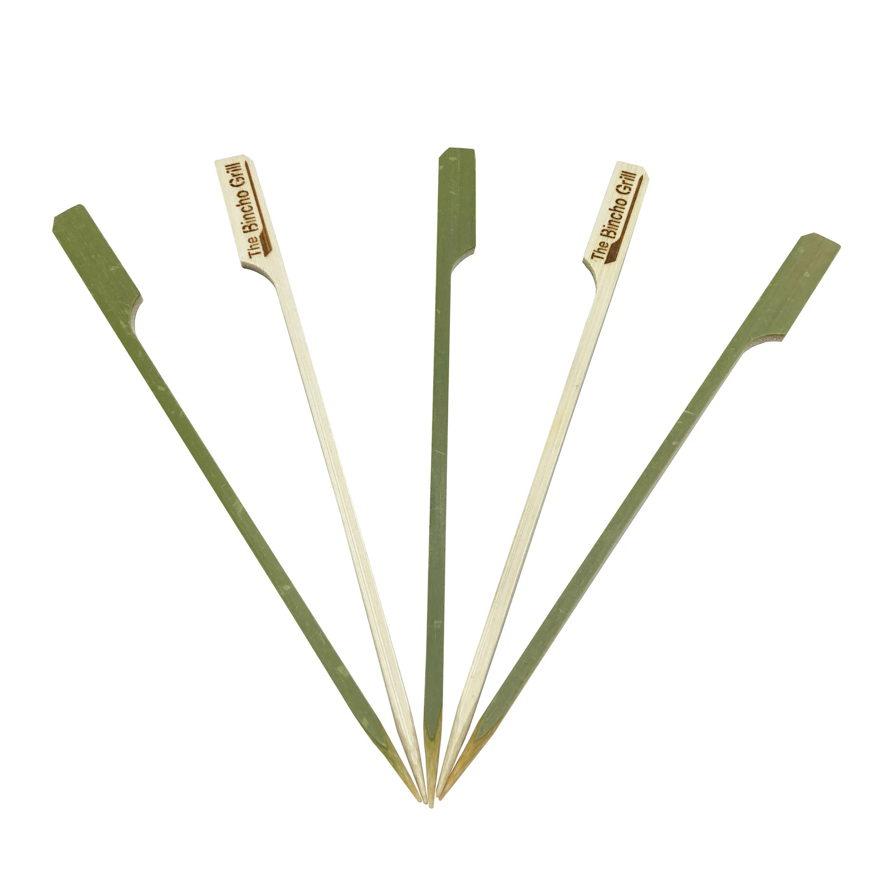 18cm Flat Wooden Bamboo Paddle Picks Sticks For Marshmallow