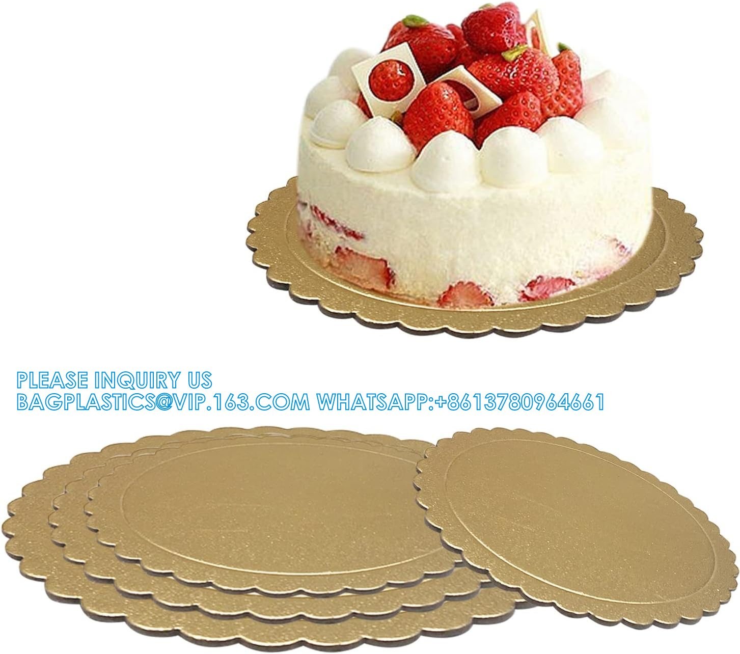 Cakeboard Round, 4, 6, 8, 10, 12 Inch Cake Base Cardboards, Round Cake Circles, Each Size, Set For Baking Cake