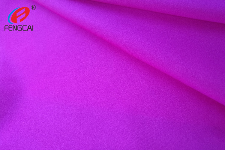 Red Colour Polyamide / Nylon Spandex Fabric For Yoga Leggings