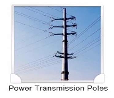 7m - 15m Electrical Power Pole 12 Sides Shape Low Voltage Steel Tubular Pole