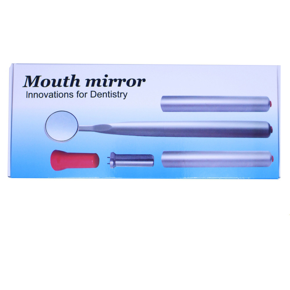 Self Cleaning Waterproof Teeth Whitening Unit Anti Fog Rotate Examination Mouth Mirror