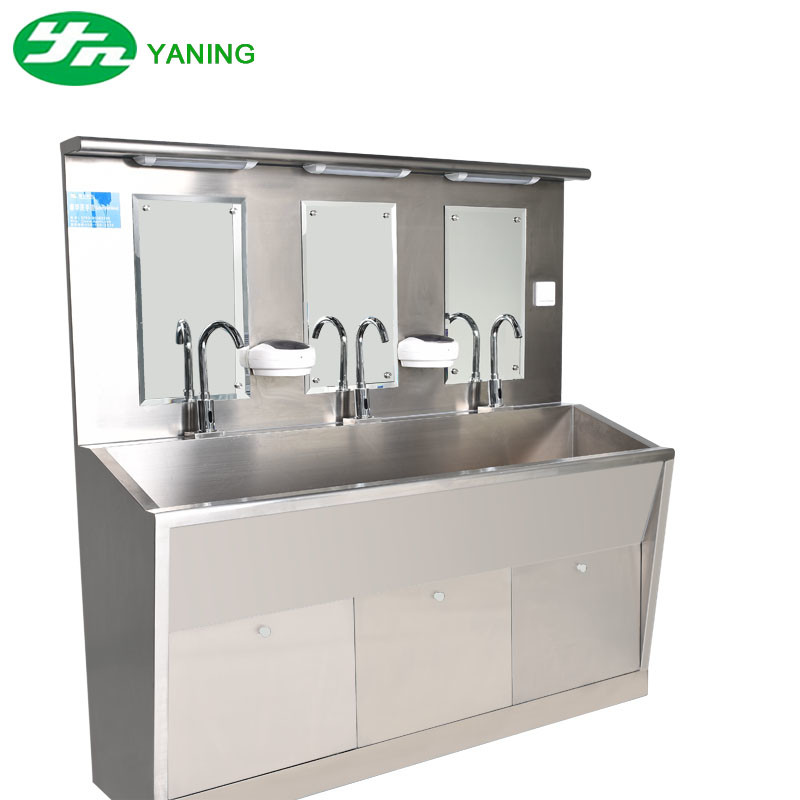 Customized Scrub 304 Stainless Steel Hand Wash Basin With Faucets