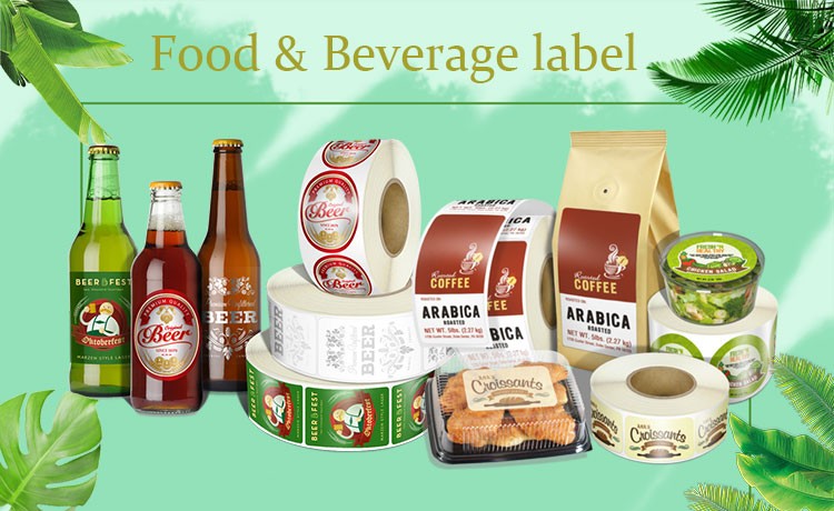 Vinyl Matt Paper Food And Beverage Labels Wine Private Label