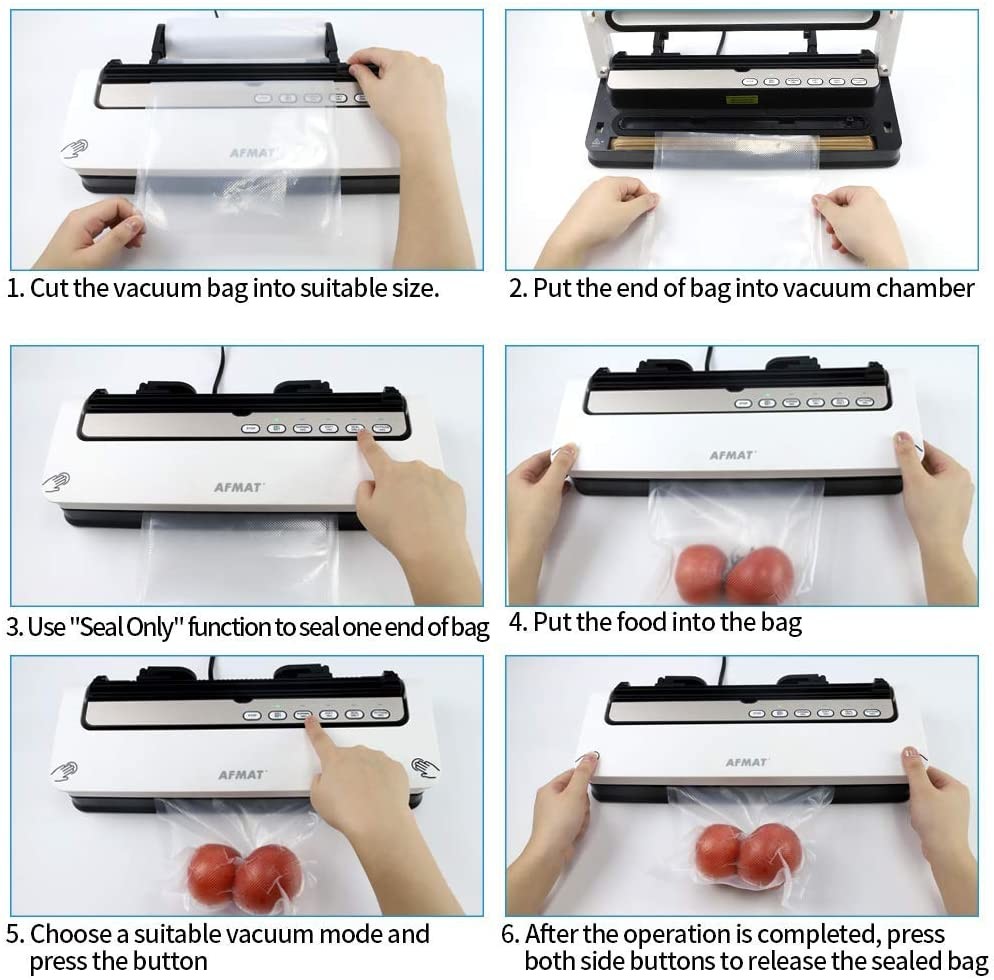 Frozen Seafood Nylon Vacuum Sealer Bags SGS Transparent Custom Printing